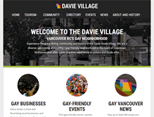 Tablet Screenshot of davievillage.ca